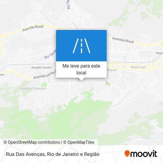 Rua Das Avenças mapa