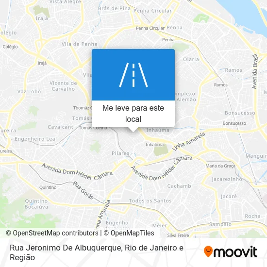 Rua Jeronimo De Albuquerque mapa
