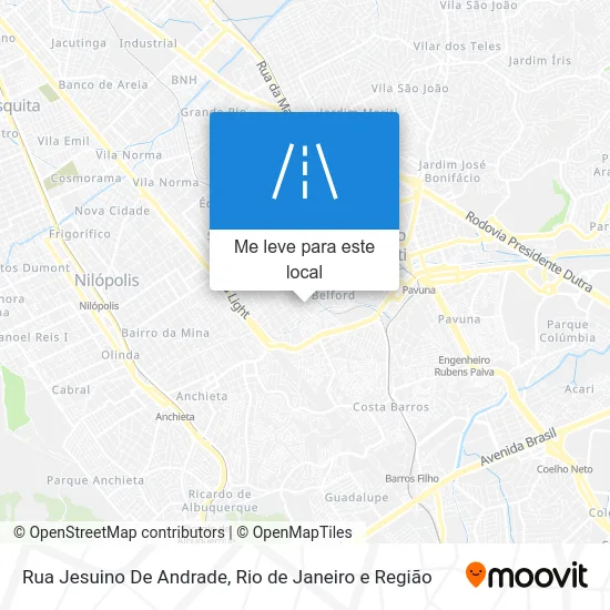 Rua Jesuino De Andrade mapa
