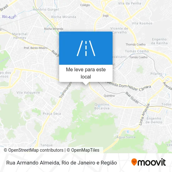 Rua Armando Almeida mapa