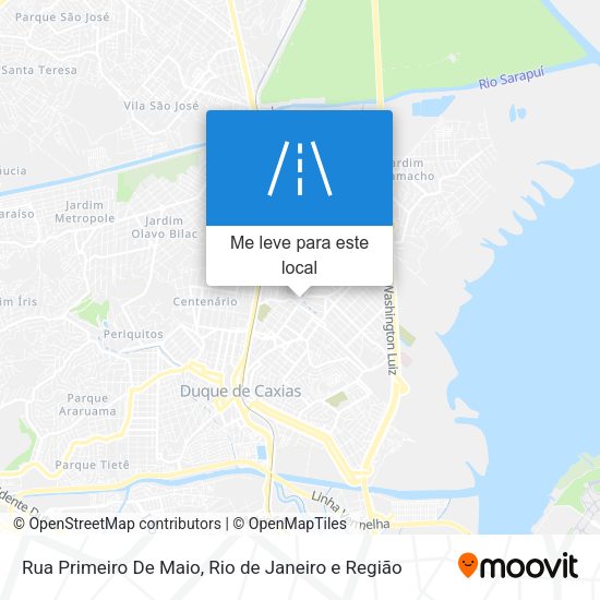 Rua Primeiro De Maio mapa