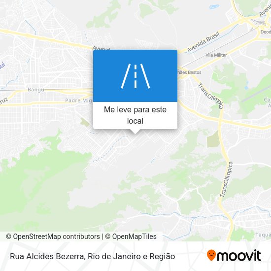 Rua Alcides Bezerra mapa