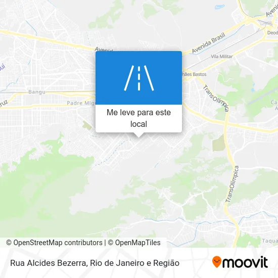 Rua Alcides Bezerra mapa