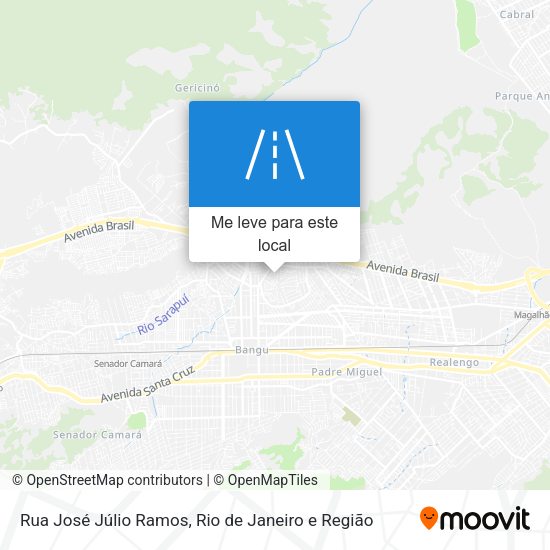 Rua José Júlio Ramos mapa
