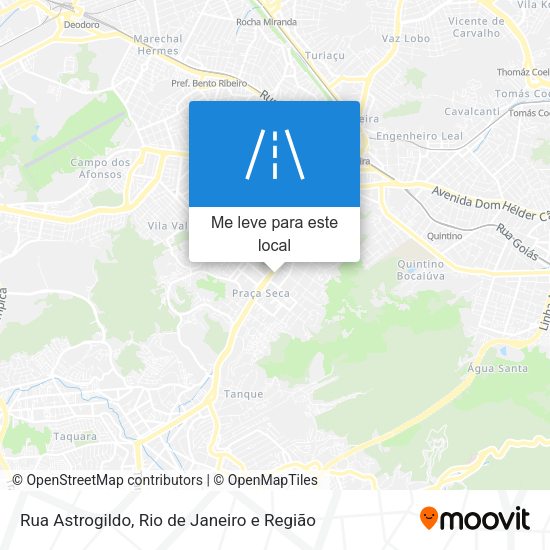 Rua Astrogildo mapa