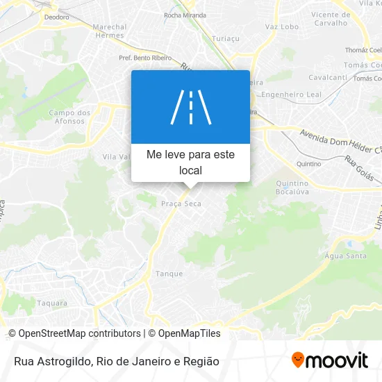 Rua Astrogildo mapa