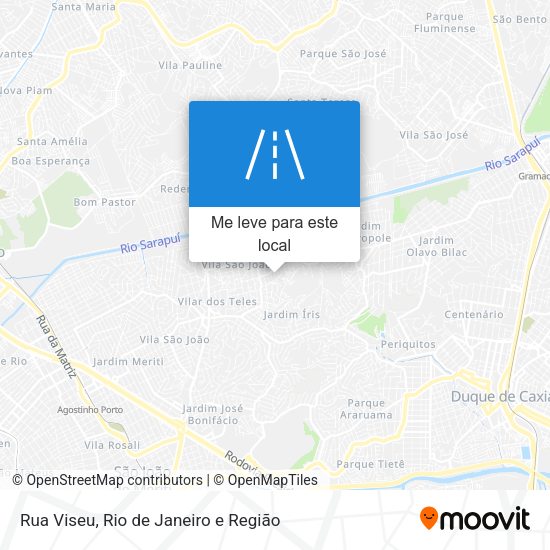 Rua Viseu mapa