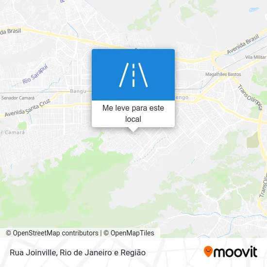 Rua Joinville mapa