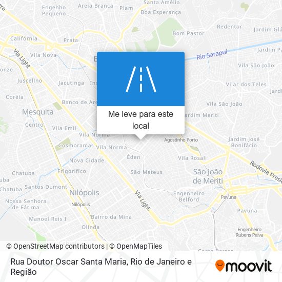 Rua Doutor Oscar Santa Maria mapa