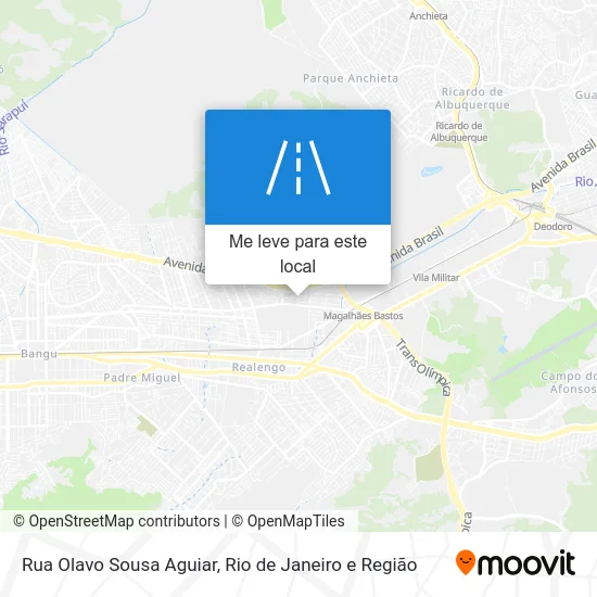 Rua Olavo Sousa Aguiar mapa