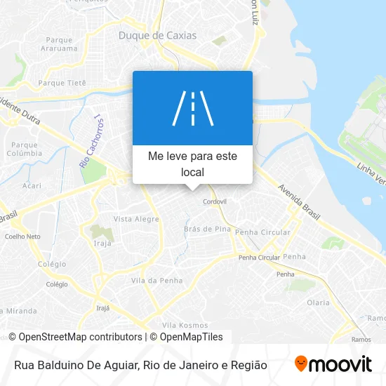 Rua Balduino De Aguiar mapa