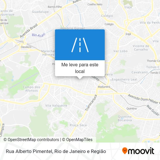 Rua Alberto Pimentel mapa