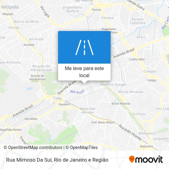 Rua Mimoso Da Sul mapa