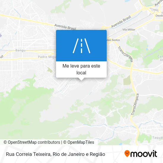 Rua Correia Teixeira mapa