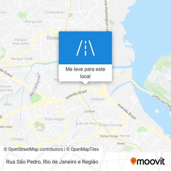 Rua Sāo Pedro mapa