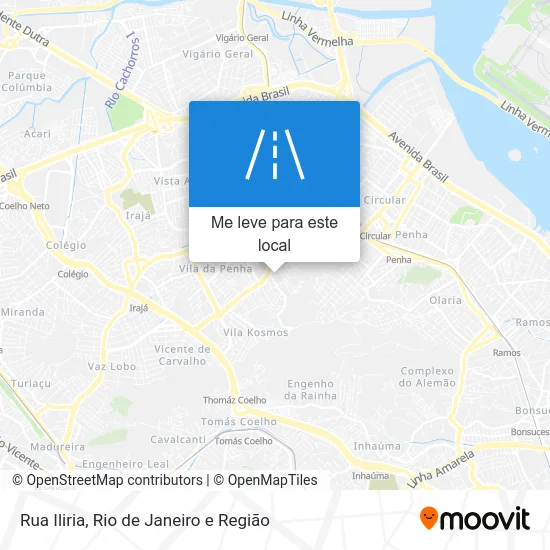 Rua Iliria mapa