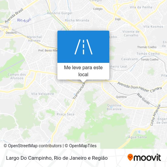 Largo Do Campinho mapa