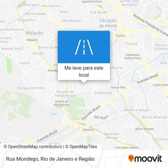 Rua Mondego mapa
