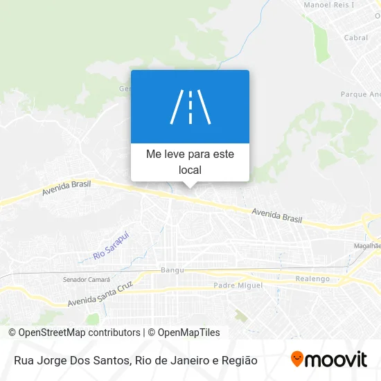 Rua Jorge Dos Santos mapa