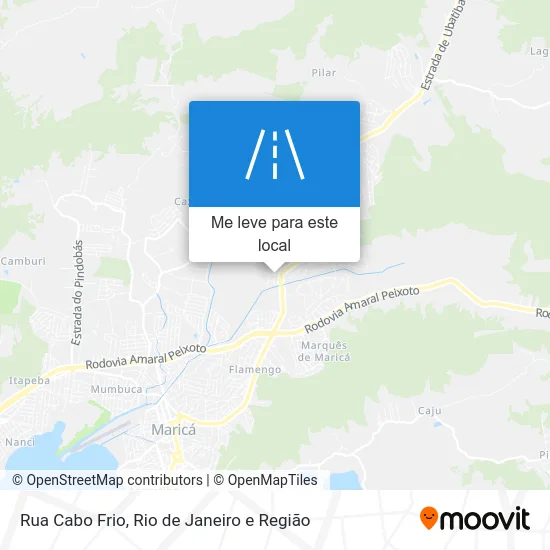 Rua Cabo Frio mapa