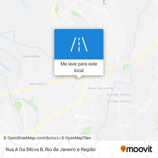 Rua A Da Silcva B mapa