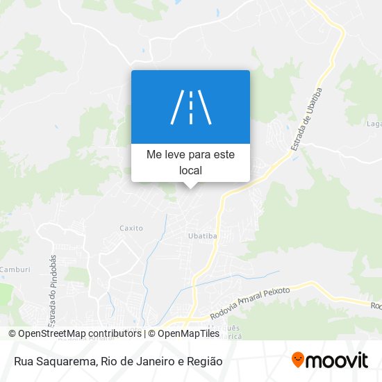 Rua Saquarema mapa