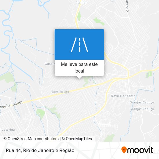 Rua 44 mapa