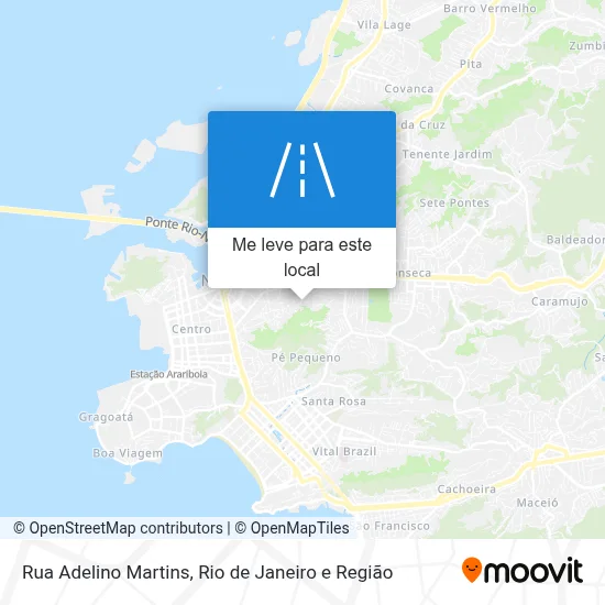 Rua Adelino Martins mapa