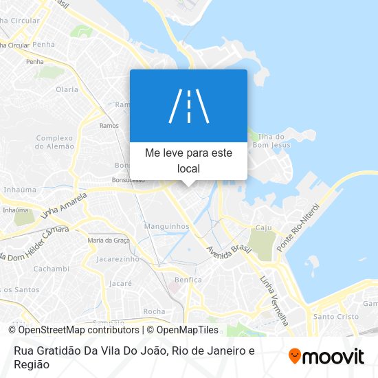 Rua Gratidão Da Vila Do João mapa