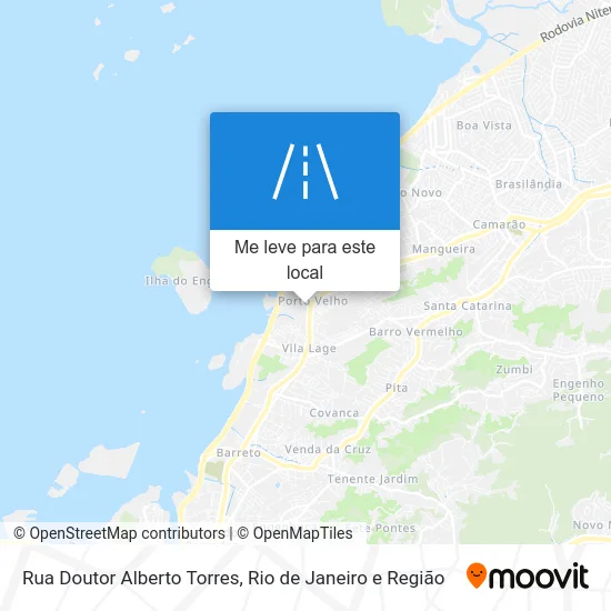Rua Doutor Alberto Torres mapa