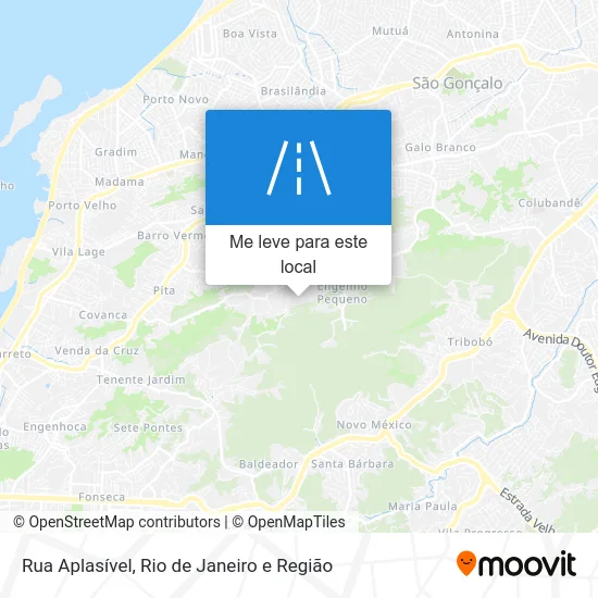 Rua Aplasível mapa
