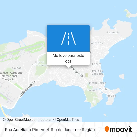 Rua Aureliano Pimentel mapa