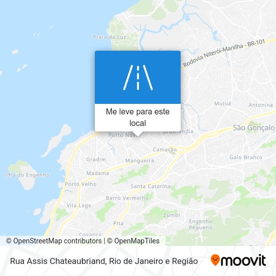 Rua Assis Chateaubriand mapa