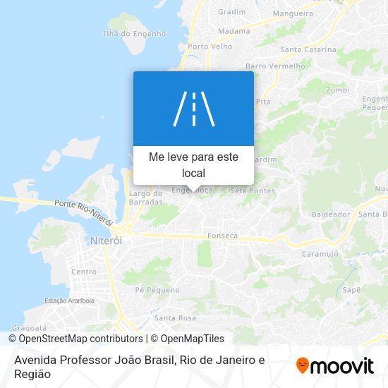 Avenida Professor João Brasil mapa