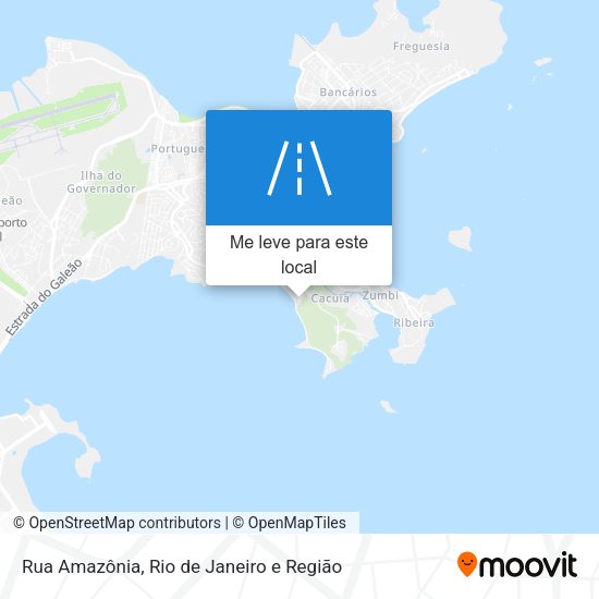 Rua Amazônia mapa