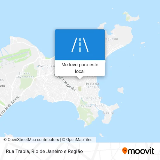 Rua Trapia mapa