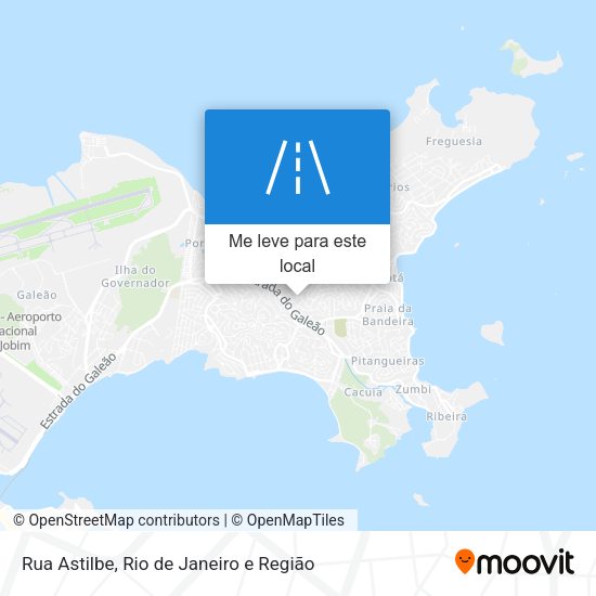 Rua Astilbe mapa