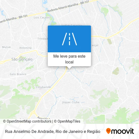Rua Anselmo De Andrade mapa