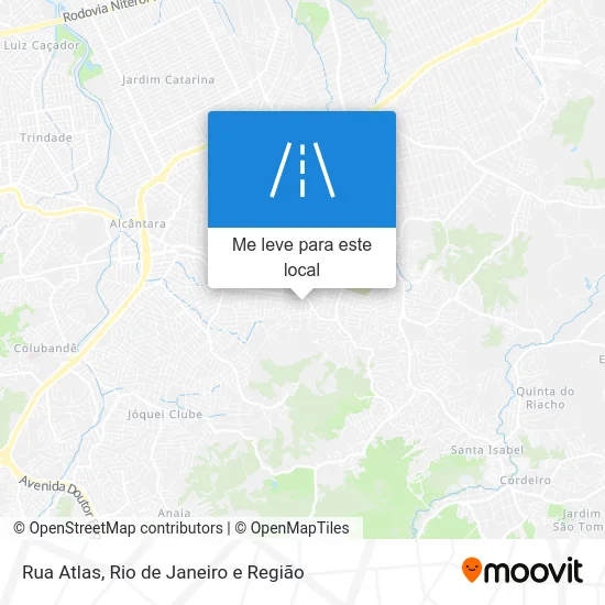Rua Atlas mapa