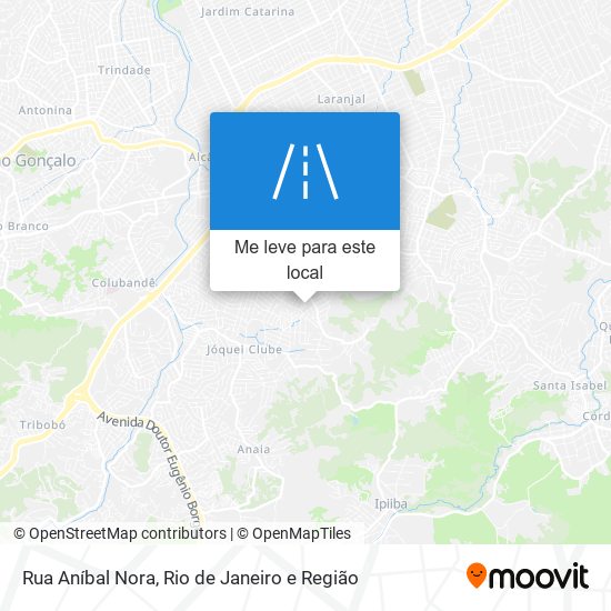 Rua Aníbal Nora mapa