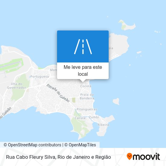 Rua Cabo Fleury Silva mapa