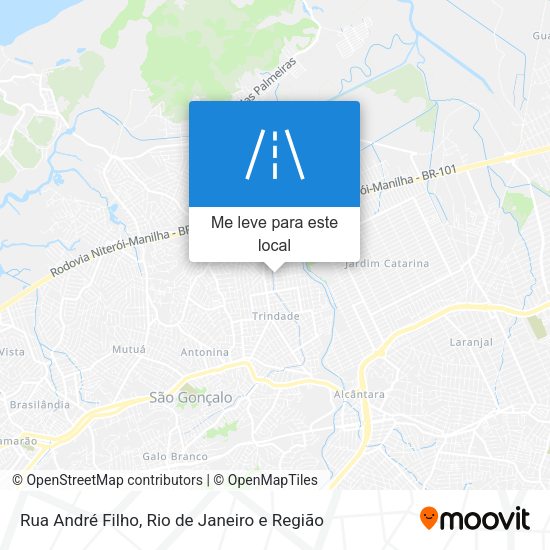 Rua André Filho mapa