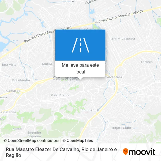 Rua Maestro Eleazer De Carvalho mapa