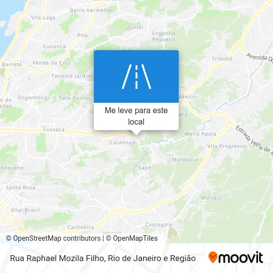 Rua Raphael Mozila Filho mapa