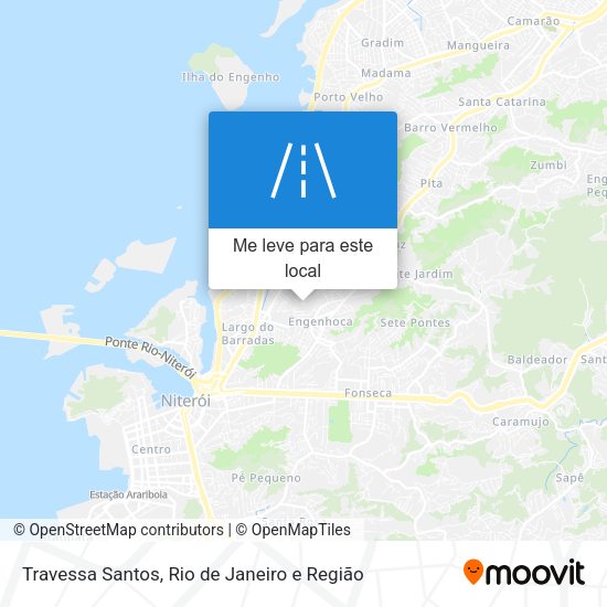 Travessa Santos mapa