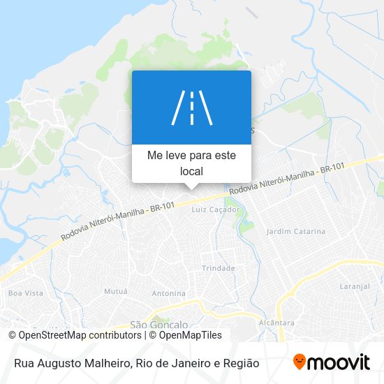 Rua Augusto Malheiro mapa