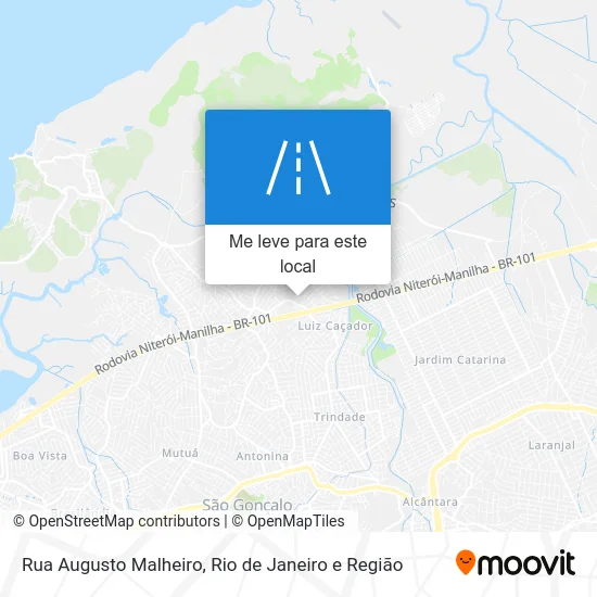 Rua Augusto Malheiro mapa