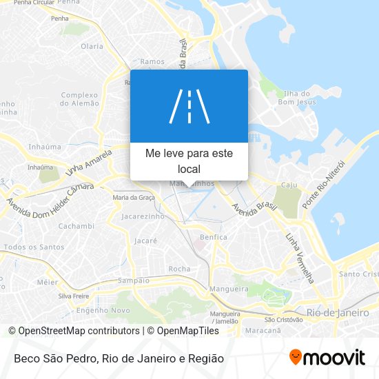Beco São Pedro mapa