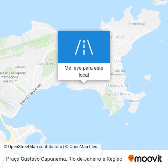 Praça Gustavo Capanema mapa