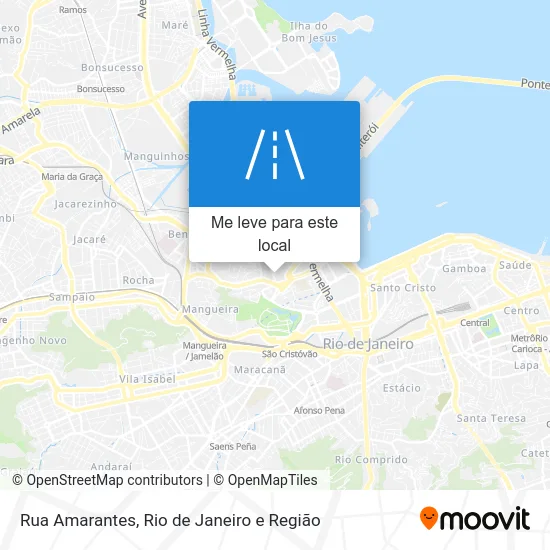 Rua Amarantes mapa